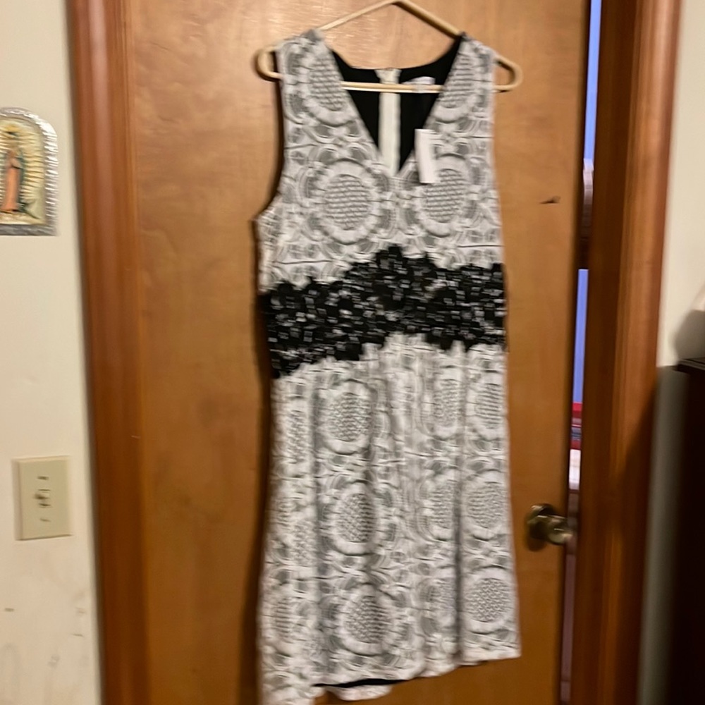 Black and white dress